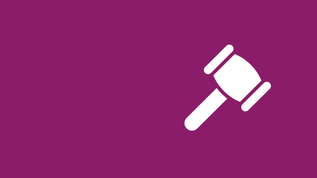 Ikonbild av domarklubba 